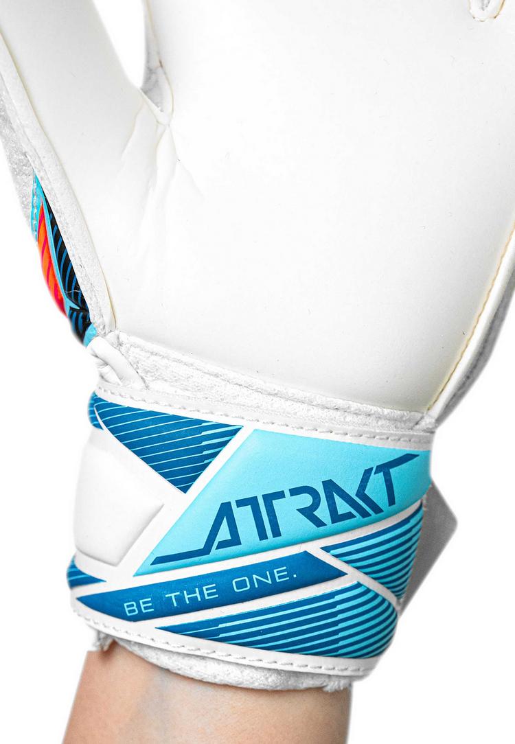 Reusch Reusch Attrakt Solid Junior Torwarthandschuhe - 1080 white/light blue - 5 | SportScheck