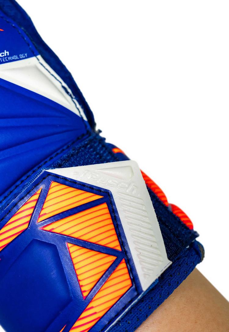 Reusch Reusch Attrakt Solid Junior Torwarthandschuhe - 4126 sharp blu/wht/shock orng - 4 | SportScheck