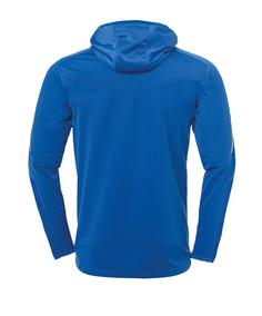 Rückansicht von Uhlsport Stream 22 Kapuzenjacke Trainingsjacke Herren BlauWeiss