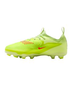 Rückansicht von Nike Phantom 6 Low Academy FG/MG Attack Kids Fu&szlig;ballschuhe Kinder gelbschwarz