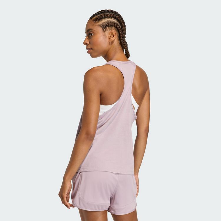 adidas adidas Pacer Essentials Knit High-Rise Shorts Funktionsshorts Damen - Preloved Fig / White - 1 | SportScheck