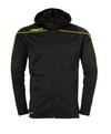 Uhlsport Stream 22 Kapuzenjacke Trainingsjacke Herren - SchwarzGelb