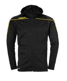 Uhlsport Stream 22 Kapuzenjacke Trainingsjacke Herren SchwarzGelb