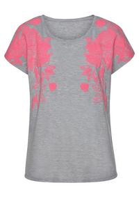 Vivance T-Shirt T-Shirt Damen - grau meliert
