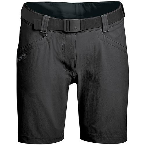 Rückansicht von Maier Sports Lulaka Funktionsshorts Damen Schwarz