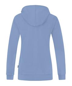 Rückansicht von JAKO Organic Kapuzenjacke Damen Trainingsjacke Damen blaublau