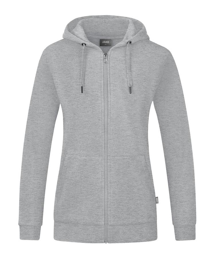 JAKO JAKO Organic Kapuzenjacke Damen Trainingsjacke Damen - grau - 0 | SportScheck