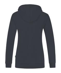 Rückansicht von JAKO Organic Kapuzenjacke Damen Trainingsjacke Damen graugrau