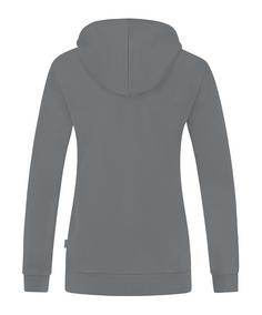 Rückansicht von JAKO Organic Kapuzenjacke Damen Trainingsjacke Damen graugraugrau
