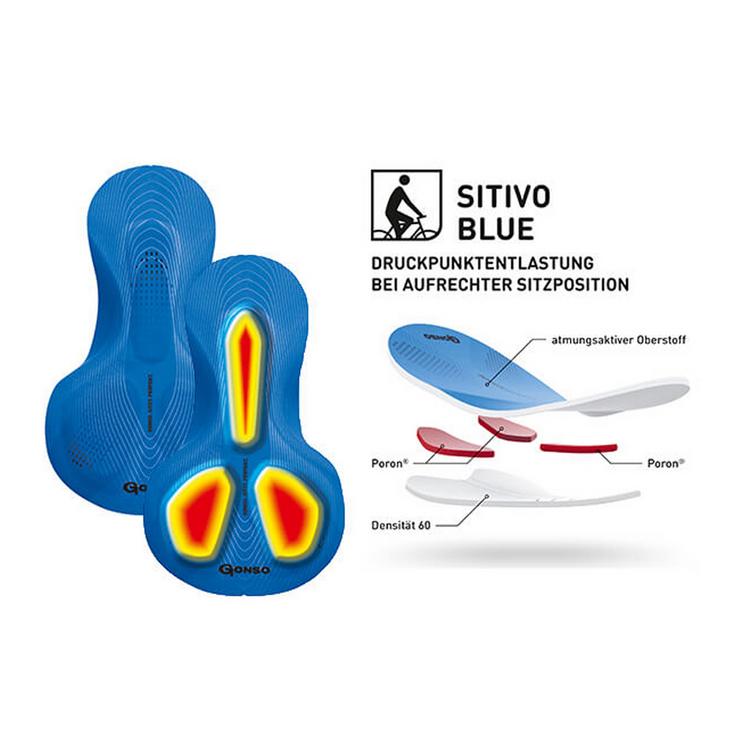 Gonso Gonso Sitivo diverse Sitzpositionen Fahrradtights Herren - Blau302 - 3 | SportScheck