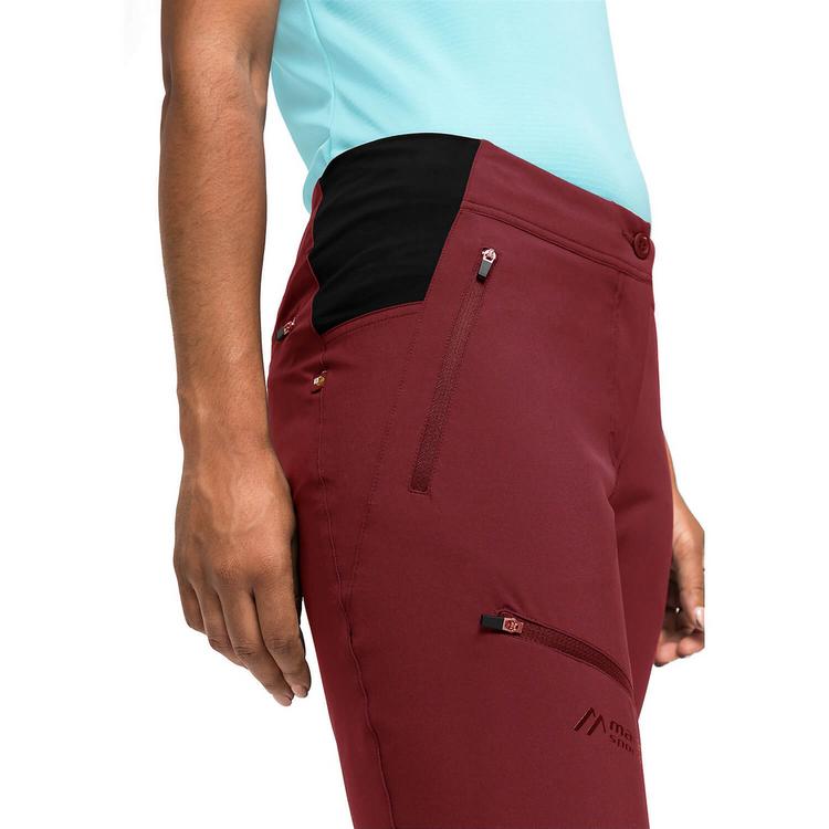 Maier Sports Maier Sports Latit Capri Vario Funktionsshorts Damen - Bordeaux - 1 | SportScheck