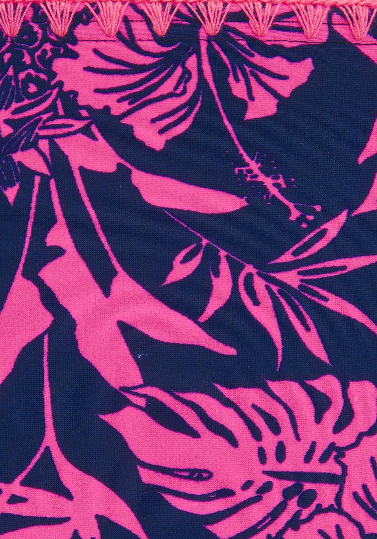 VENICE BEACH VENICE BEACH Triangel-Bikini Bikini Set Damen - marine-pink bedruckt - 0 | SportScheck