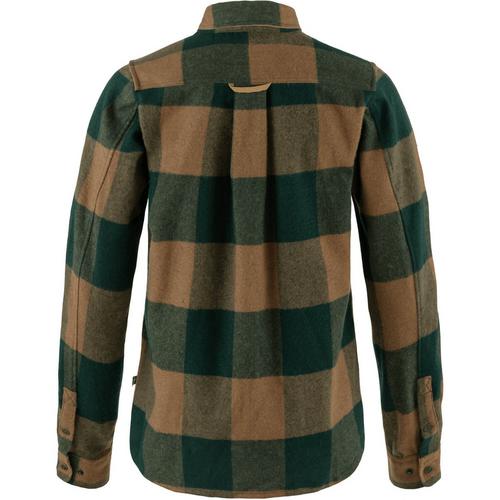 Rückansicht von FJ&Auml;LLR&Auml;VEN Canada Shirt L/S Langarmshirt Damen Hellbraun