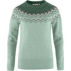 FJ&Auml;LLR&Auml;VEN &Ouml;vik Knit Langarmshirt Damen Hellgr&uuml;n