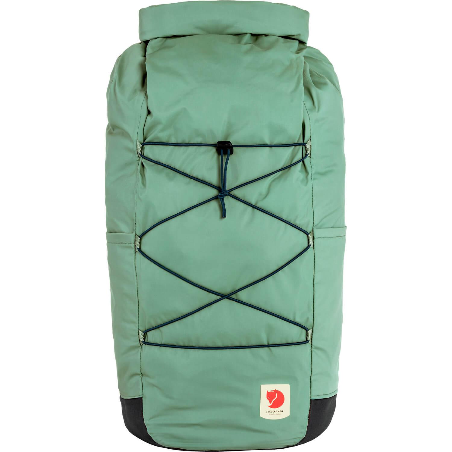 FJ&Auml;LLR&Auml;VEN High Coast Rolltop Wanderrucksack - Gr&uuml;n