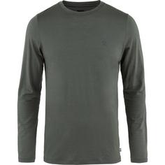FJ&Auml;LLR&Auml;VEN Abisko Wool Langarmshirt Herren Schlamm