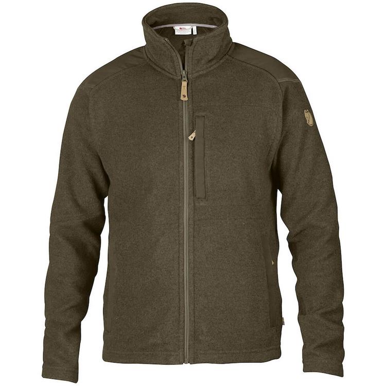 FJ&Auml;LLR&Auml;VEN FJ&Auml;LLR&Auml;VEN Buck Fleece Funktionsjacke Herren - Dunkeloliv - 0 | SportScheck