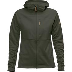 FJ&Auml;LLR&Auml;VEN Abisko Trail Funktionsjacke Damen Dunkeloliv