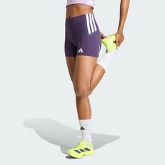 Rückansicht von adidas Adizero Short Leggings Lauftights Damen Aurora Plum