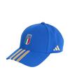 adidas Italien Fu&szlig;ballkappe Cap - Bold Blue / Hazy Beige