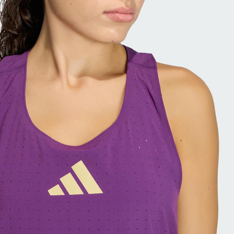 adidas adidas Adizero Road to Records Singlet Funktionstank Damen - Tribe Purple - 0 | SportScheck