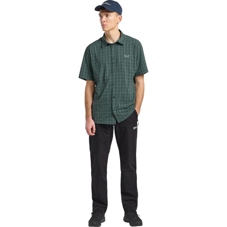 Jack Wolfskin Jack Wolfskin NORBO S/S SHIRT M Kurzarmhemd Herren - CHECK sago palm - 2 | SportScheck
