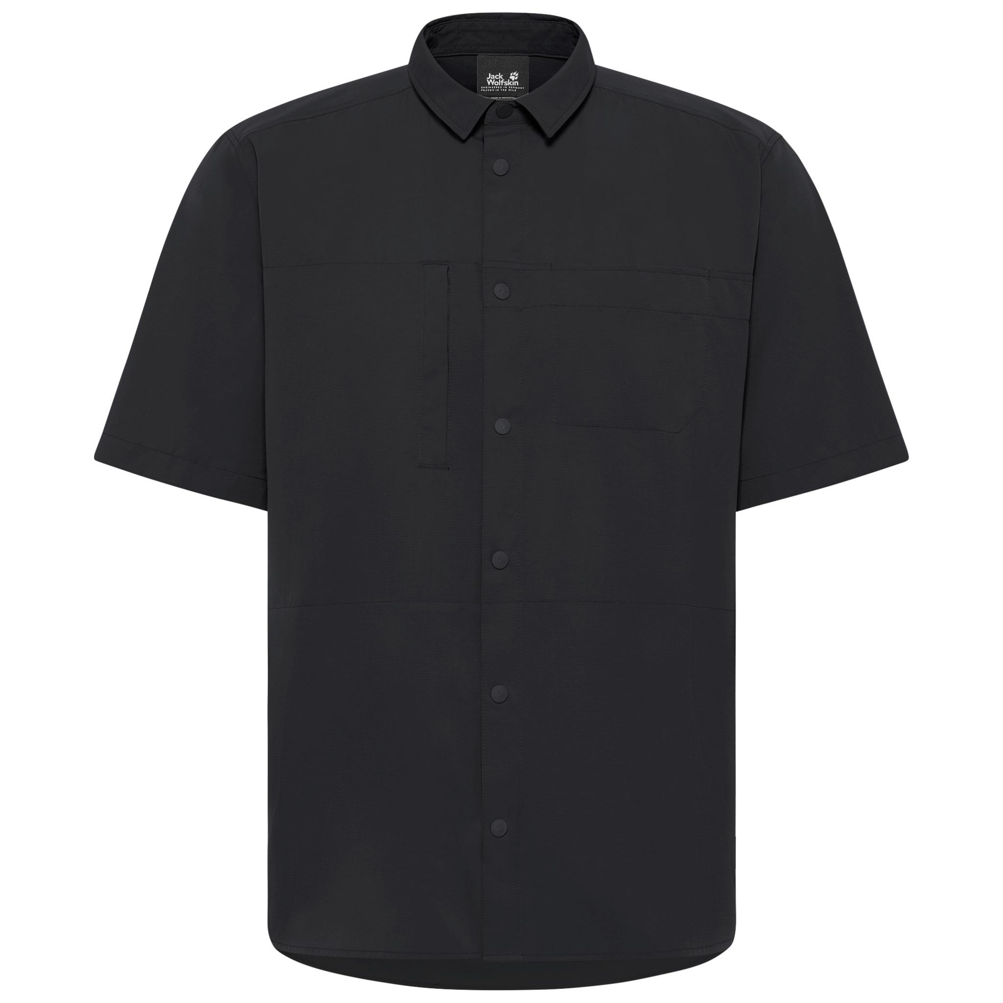 Jack Wolfskin SIERRA CANYON SS SHIRT M Funktionsshirt Herren - black