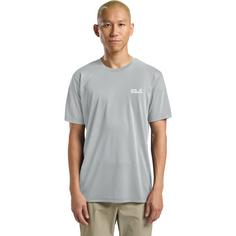 Rückansicht von Jack Wolfskin VONNAN GRAPHIC T M Funktionsshirt Herren OUTDOOR cool grey