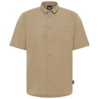 Jack Wolfskin SIERRA CANYON SS SHIRT M Funktionsshirt Herren - hazel wood
