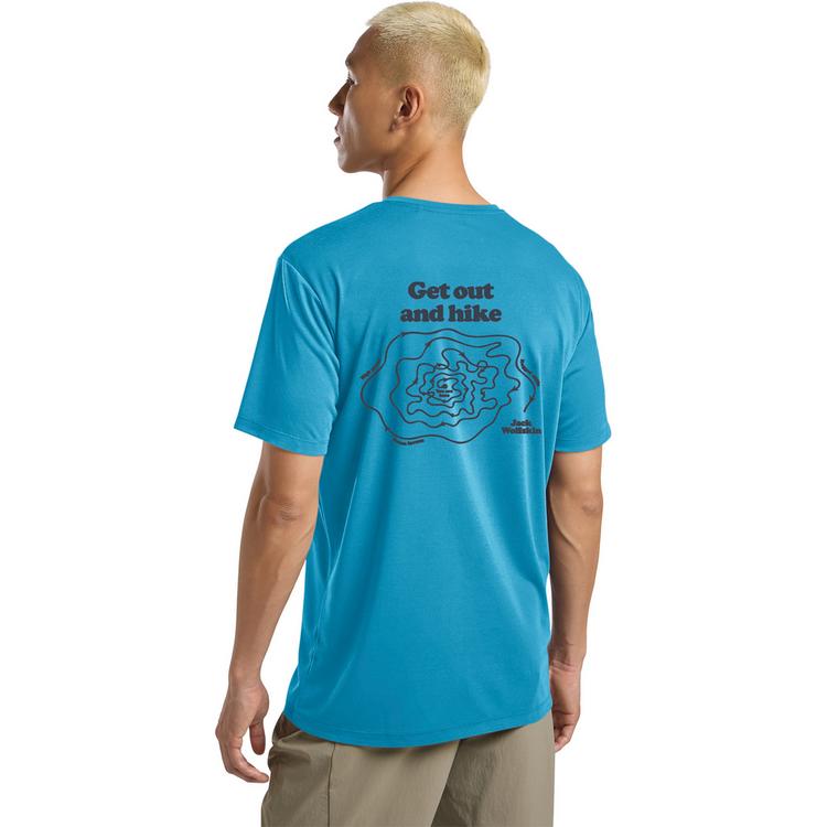 Jack Wolfskin Jack Wolfskin VONNAN GRAPHIC T M Funktionsshirt Herren - OUTDOOR empire blue - 1 | SportScheck