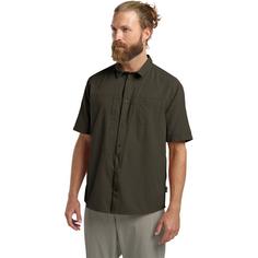 Rückansicht von Jack Wolfskin SIERRA CANYON SS SHIRT M Funktionsshirt Herren obsidian moss