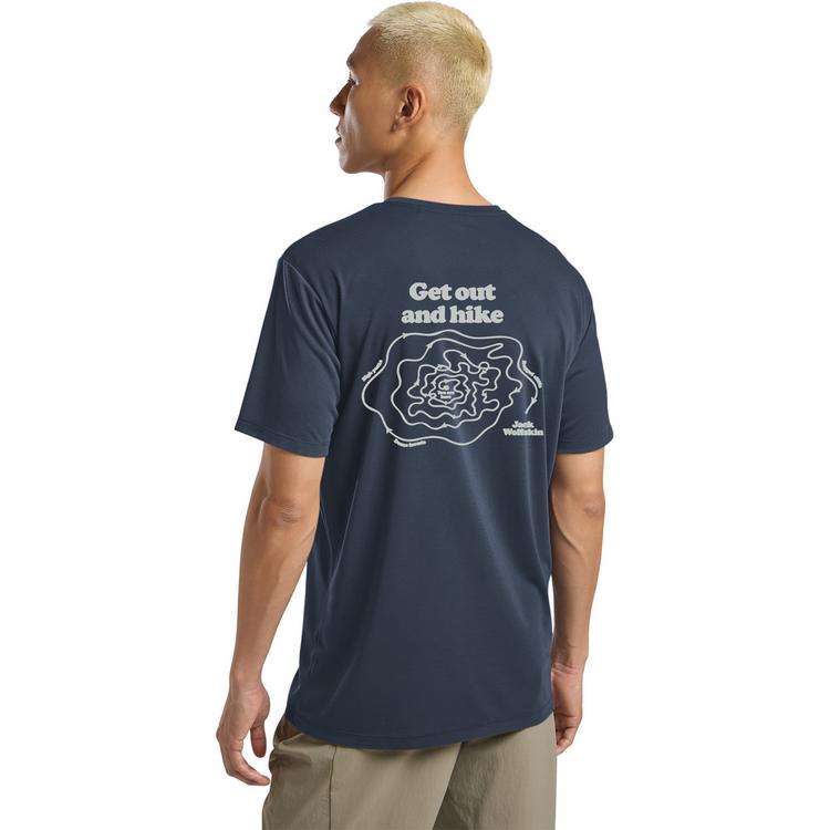 Jack Wolfskin Jack Wolfskin VONNAN GRAPHIC T M Funktionsshirt Herren - OUTDOOR midnight sky - 1 | SportScheck
