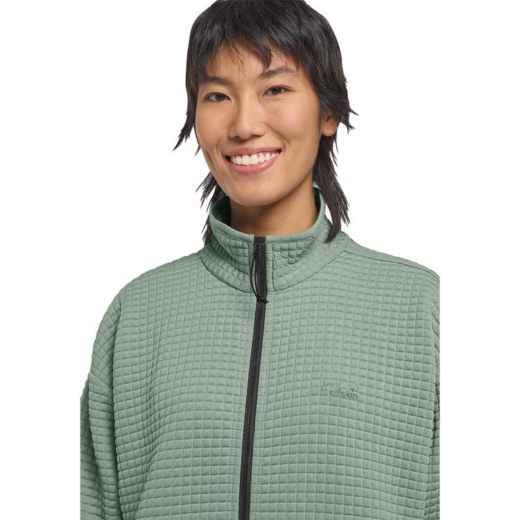 Jack Wolfskin Jack Wolfskin MOGARI FZ W Fleecejacke Damen - green zinnia - 1 | SportScheck