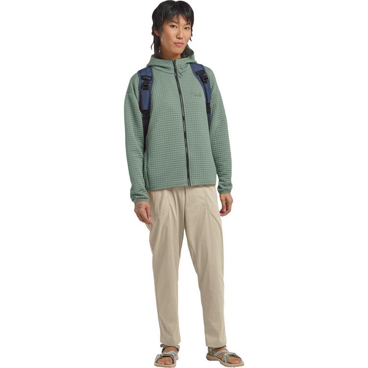 Jack Wolfskin Jack Wolfskin MOGARI HOODED FZ W Fleecejacke Damen - green zinnia - 2 | SportScheck