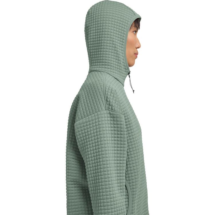 Jack Wolfskin Jack Wolfskin MOGARI HOODED FZ W Fleecejacke Damen - green zinnia - 0 | SportScheck