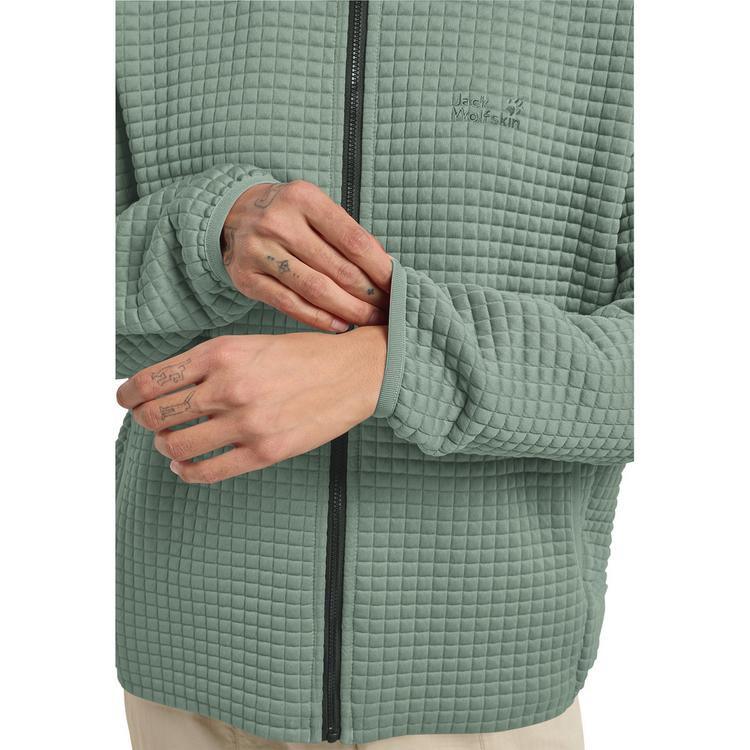 Jack Wolfskin Jack Wolfskin MOGARI HOODED FZ W Fleecejacke Damen - green zinnia - 2 | SportScheck