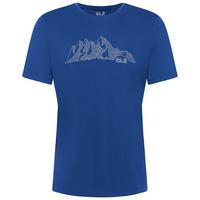 Jack Wolfskin PEAK GRAPHIC T M Funktionsshirt Herren - NEW MOUNTAIN blue orchid
