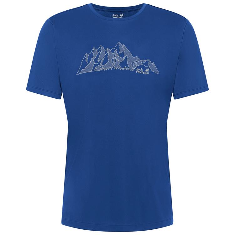 Jack Wolfskin Jack Wolfskin PEAK GRAPHIC T M Funktionsshirt Herren - NEW MOUNTAIN blue orchid - 0 | SportScheck