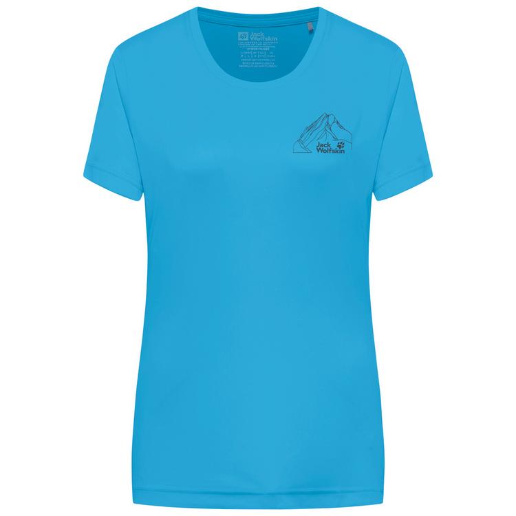Jack Wolfskin Jack Wolfskin PEAK GRAPHIC T W Funktionsshirt Damen - NEW MOUNTAIN empire blue - 0 | SportScheck