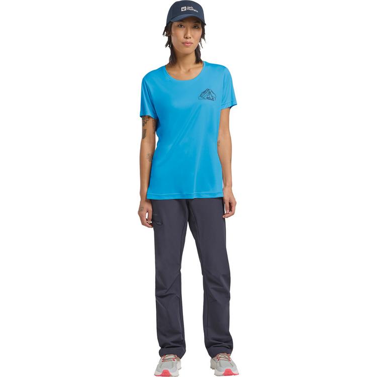 Jack Wolfskin Jack Wolfskin PEAK GRAPHIC T W Funktionsshirt Damen - NEW MOUNTAIN empire blue - 2 | SportScheck