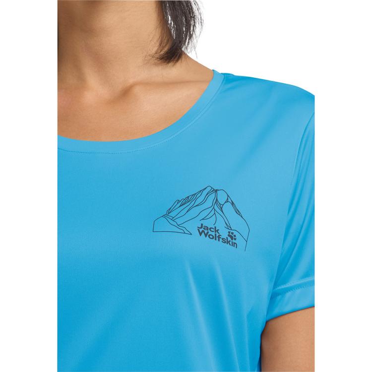 Jack Wolfskin Jack Wolfskin PEAK GRAPHIC T W Funktionsshirt Damen - NEW MOUNTAIN empire blue - 0 | SportScheck