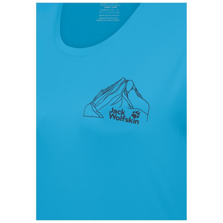 Jack Wolfskin Jack Wolfskin PEAK GRAPHIC T W Funktionsshirt Damen - NEW MOUNTAIN empire blue - 2 | SportScheck