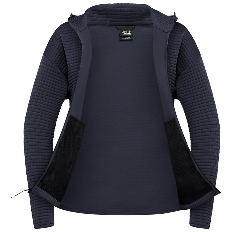 Jack Wolfskin Jack Wolfskin MOGARI HOODED FZ W Fleecejacke Damen - dark navy / dark navy - 3 | SportScheck