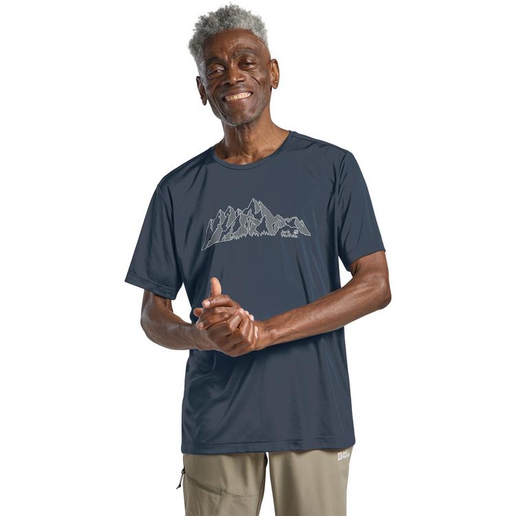 Jack Wolfskin Jack Wolfskin PEAK GRAPHIC T M Funktionsshirt Herren - NEW MOUNTAIN midnight sky - 0 | SportScheck