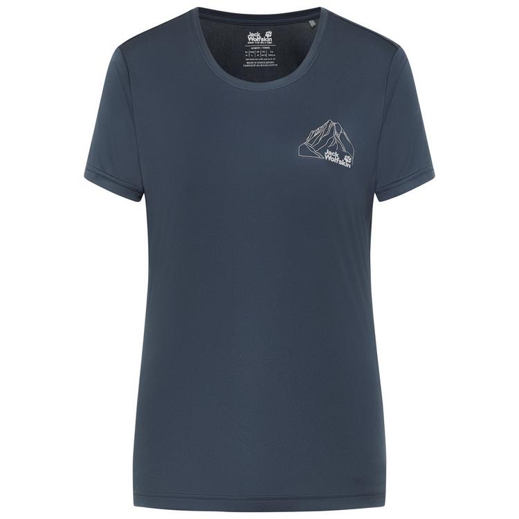 Jack Wolfskin Jack Wolfskin PEAK GRAPHIC T W Funktionsshirt Damen - NEW MOUNTAIN midnight sky - 0 | SportScheck