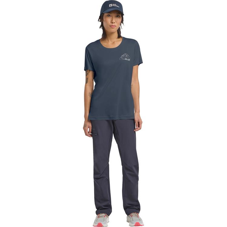 Jack Wolfskin Jack Wolfskin PEAK GRAPHIC T W Funktionsshirt Damen - NEW MOUNTAIN midnight sky - 2 | SportScheck