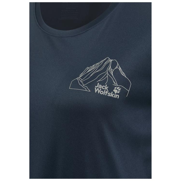 Jack Wolfskin Jack Wolfskin PEAK GRAPHIC T W Funktionsshirt Damen - NEW MOUNTAIN midnight sky - 2 | SportScheck