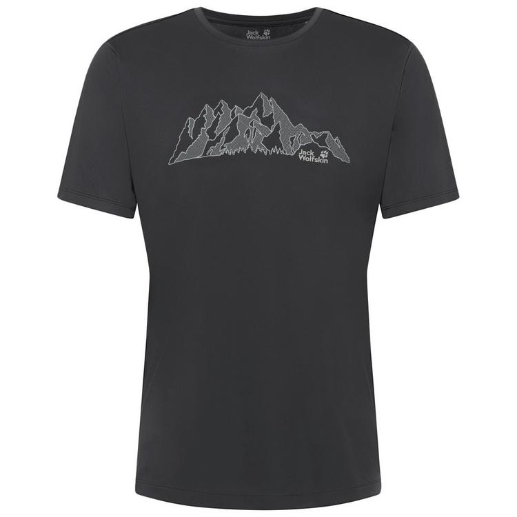 Jack Wolfskin Jack Wolfskin PEAK GRAPHIC T M Funktionsshirt Herren - NEW MOUNTAIN phantom - 0 | SportScheck