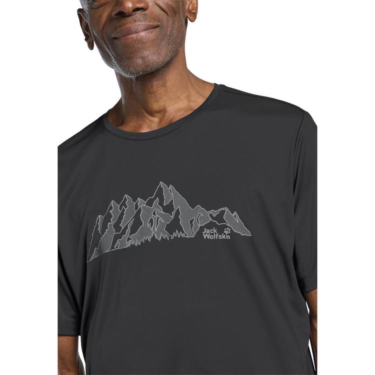 Jack Wolfskin Jack Wolfskin PEAK GRAPHIC T M Funktionsshirt Herren - NEW MOUNTAIN phantom - 0 | SportScheck