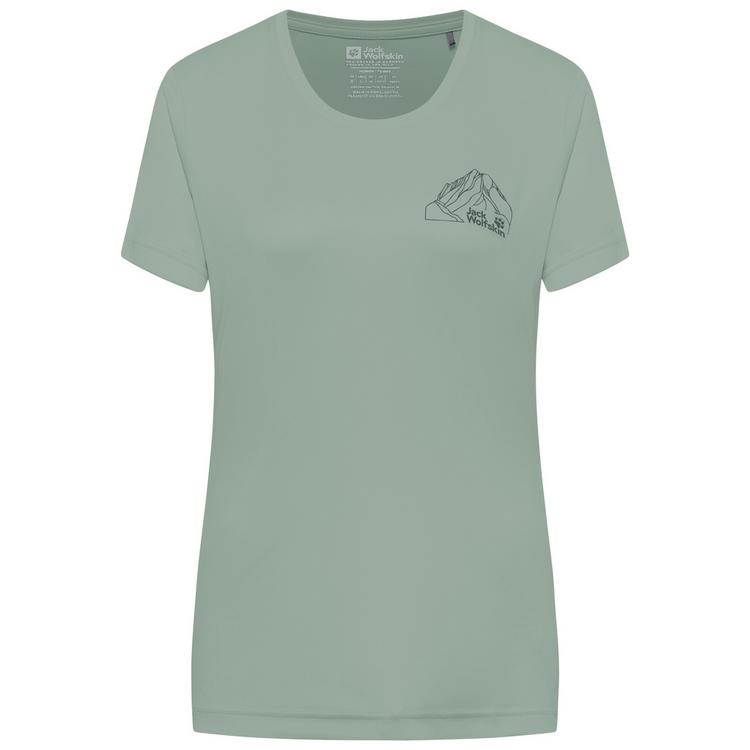Jack Wolfskin Jack Wolfskin PEAK GRAPHIC T W Funktionsshirt Damen - NEW MOUNTAIN green zinnia - 0 | SportScheck